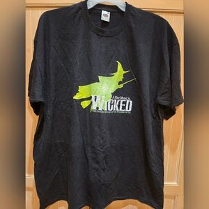 Wicked Flying Witch Tee XXL,EUC